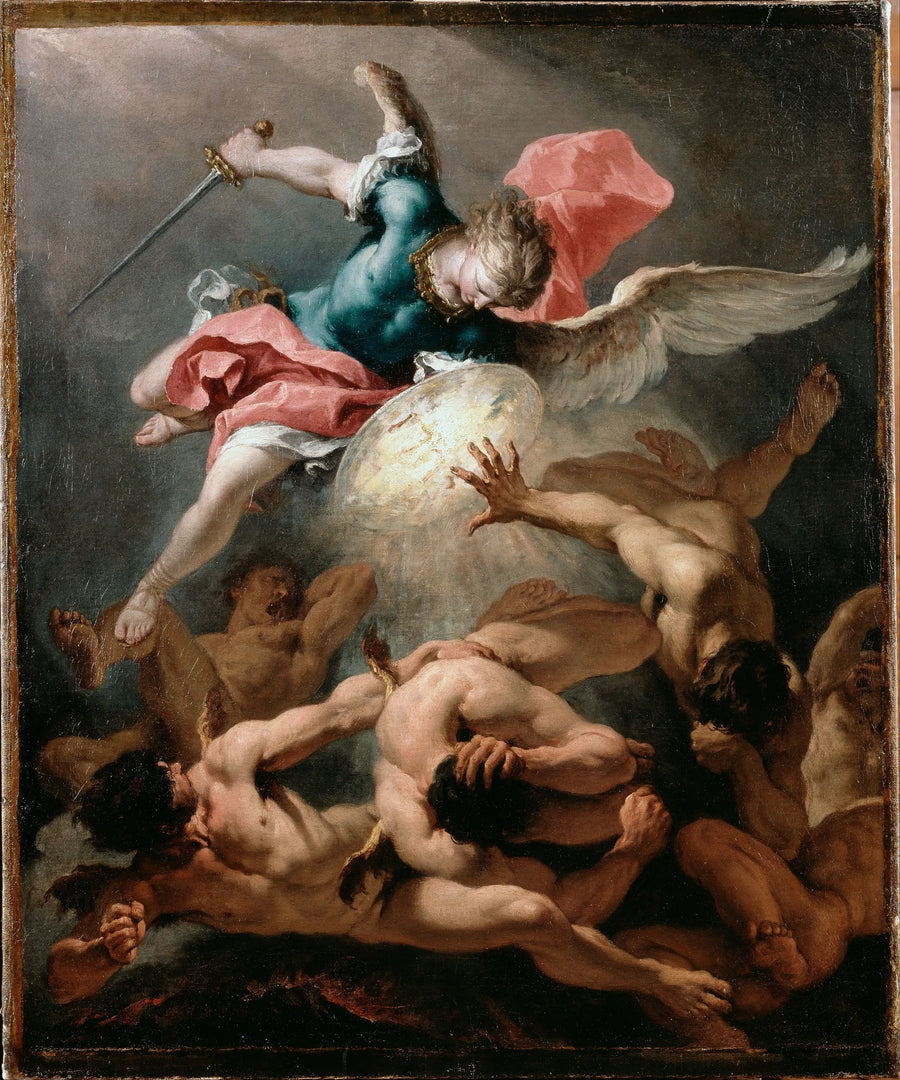 Der Sturz der rebellischen Engel - Sebastiano Ricci