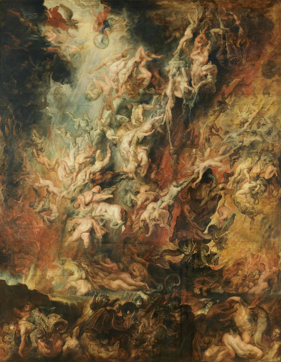 Der Fall der Verdammten - Peter Paul Rubens
