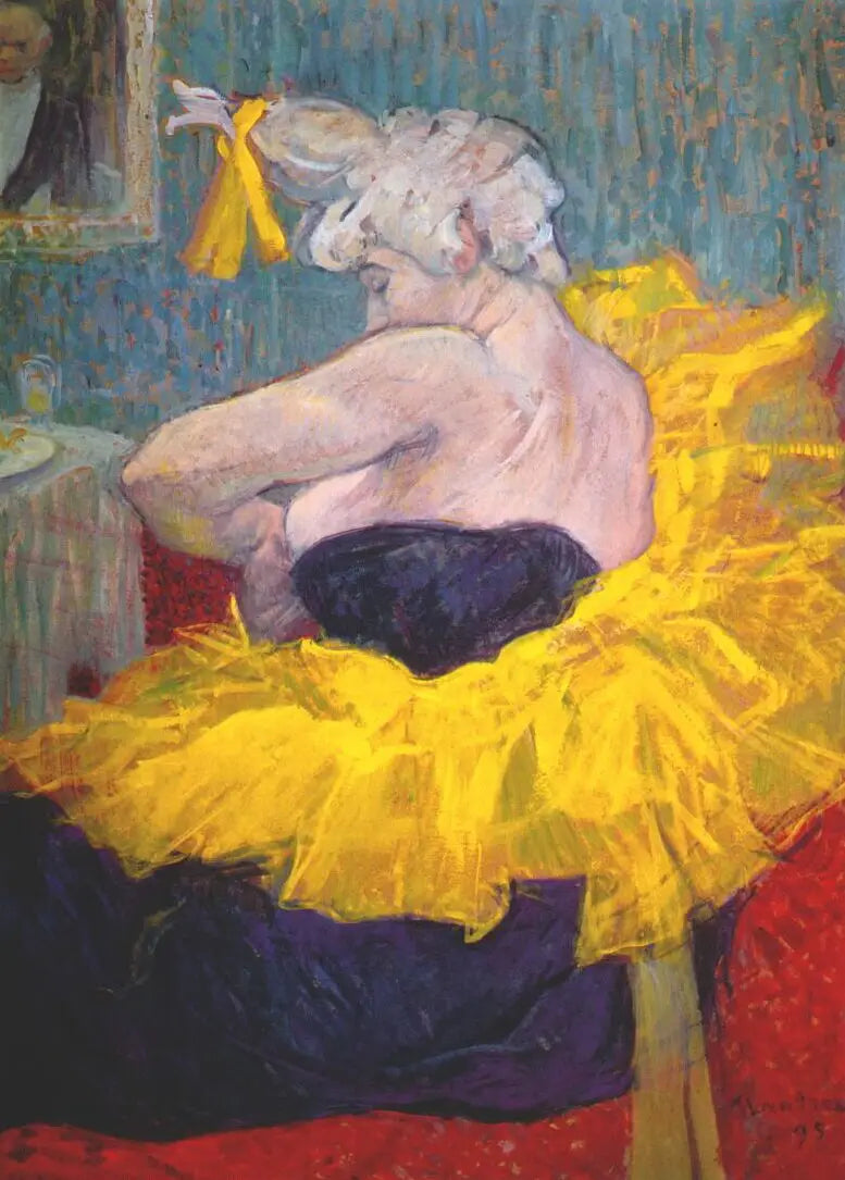 Die Clownin Cha-U-Kao - Henri de Toulouse-Lautrec