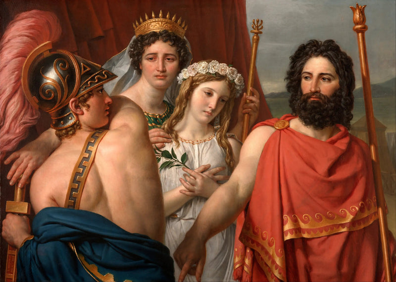 Der Zorn des Achilles - Jacques-Louis David