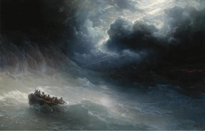 Die Wut des Meeres - Ivan Aïvazovski