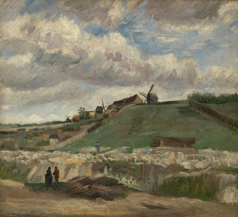 Der Hügel von Montmartre mit dem Steinbruch - Vincent van Gogh