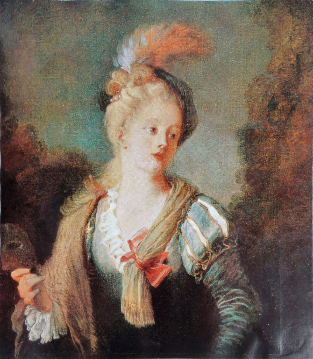 La Comédienne, Suisse - Antoine Watteau image 1 reproduction d’œuvre d’art à l’huile