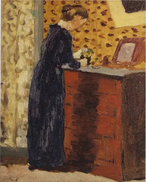 Die rote Kommode - Édouard Vuillard