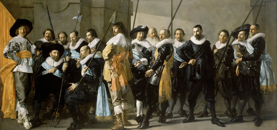 Die Gesellschaft des Kapitäns Reinier Réael, genannt „Die Magere Gesellschaft“ - Frans Hals