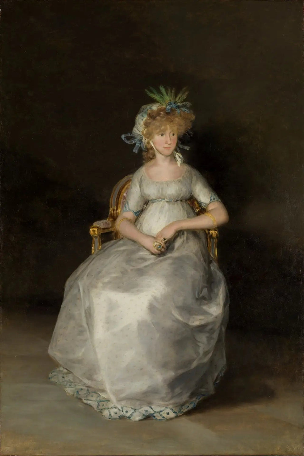 La Comtesse de Chinchón - Francisco de Goya image 1 copie peinte à la main à l’huile