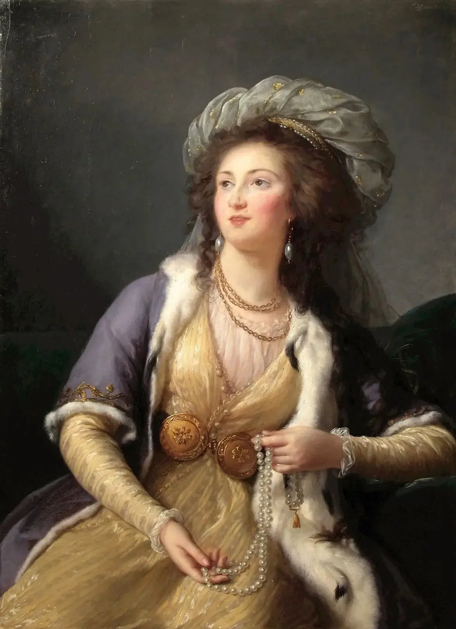 Die Gräfin von Clermont-Tonnerreen Sultanin - Élisabeth Vigeé Le Brun