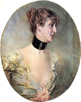 Die Gräfin Ritzer - Giovanni Boldini