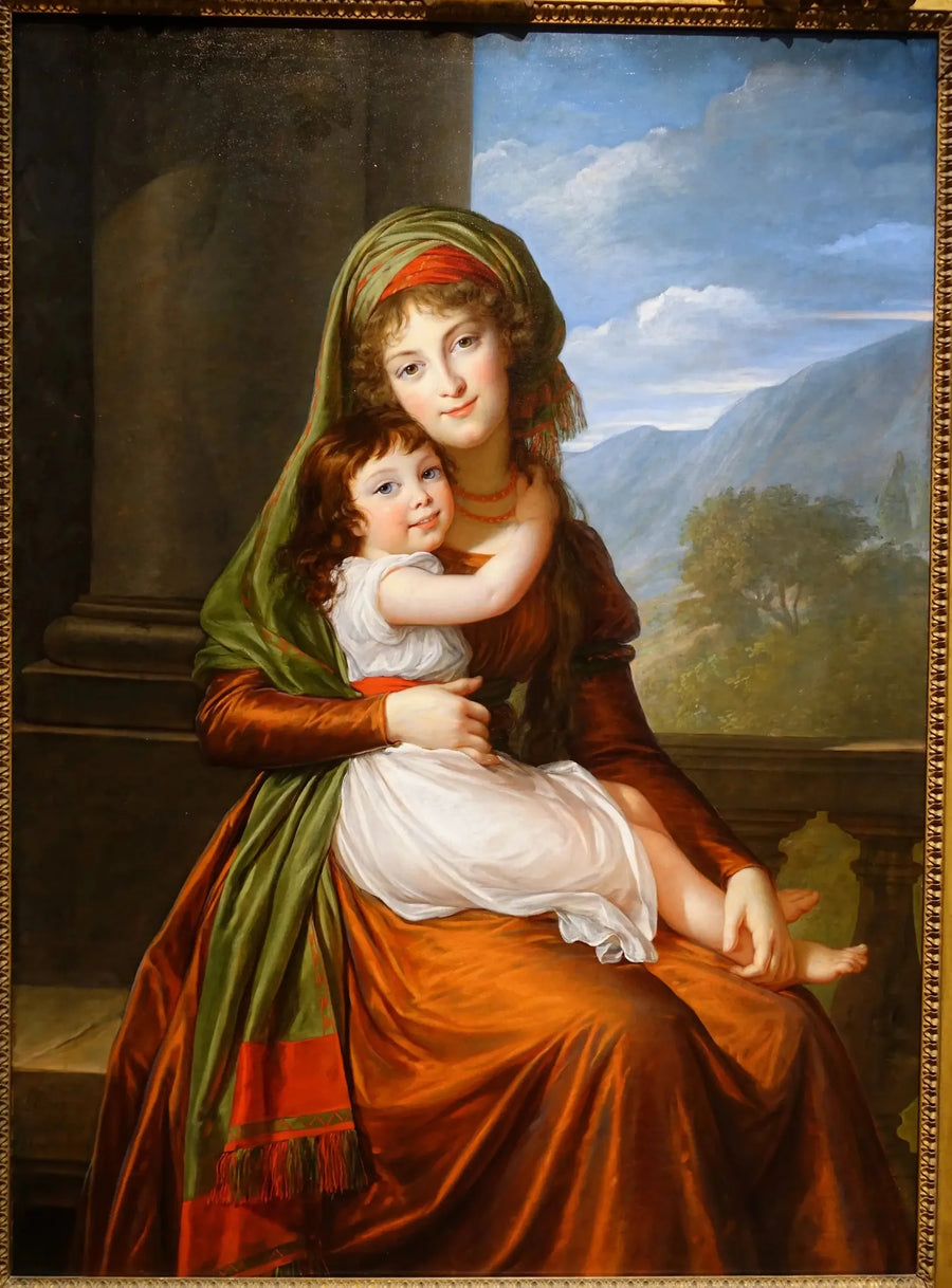 Die Gräfin von Schoenfeld mit ihrer Tochter - Élisabeth Vigeé Le Brun
