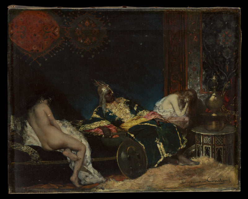 La Concubine Serbe (Un Envoi de Serbie) - Jean-Joseph Benjamin-Constant