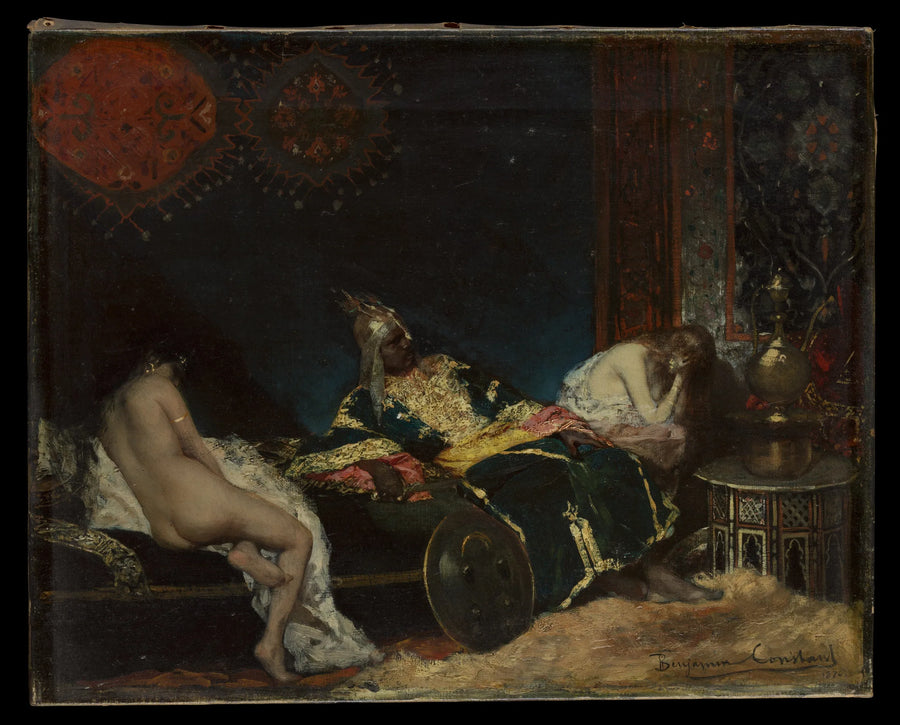 La Concubine Serbe (Un Envoi de Serbie) - Jean-Joseph Benjamin-Constant
