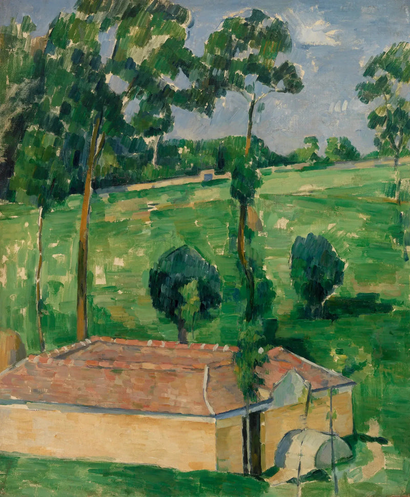 Die Wasserleitung - Paul Cézanne