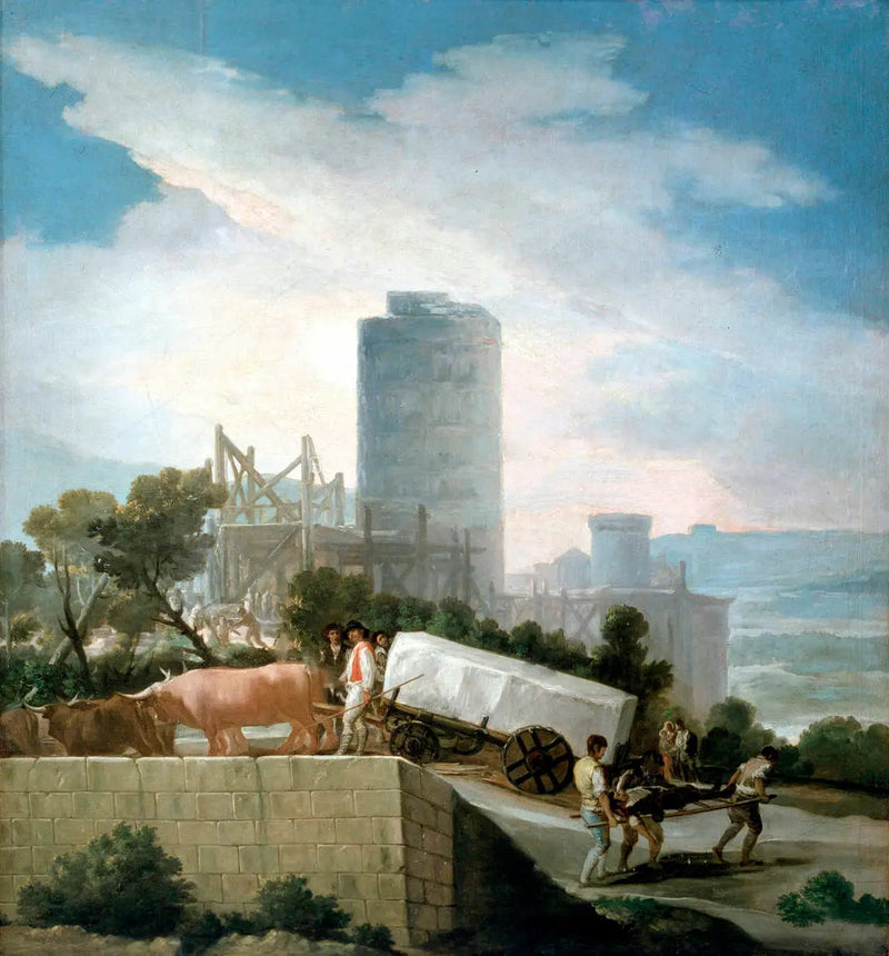 Die Führung eines Pfluges - Francisco de Goya