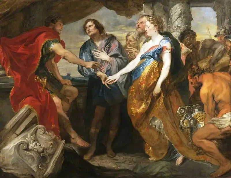 La continence de Scipion - Antoine van Dyck image 1 reproduction de peinture à l’huile