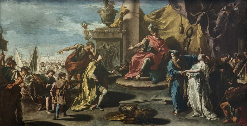 Die Enthaltsamkeit des Scipio - Giovanni Battista Pittoni