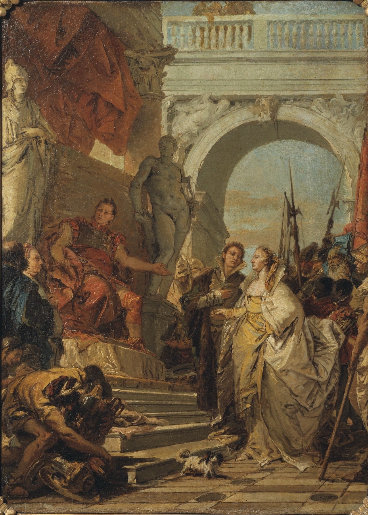 Die Contenance von Scipio - Giovanni Battista Tiepolo