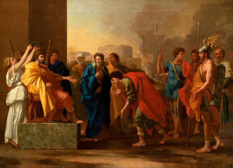 Die Enthaltsamkeit des Scipio - Nicolas Poussin