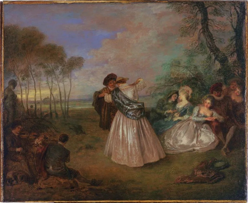 Die Gegen-Tänzerin - Antoine Watteau