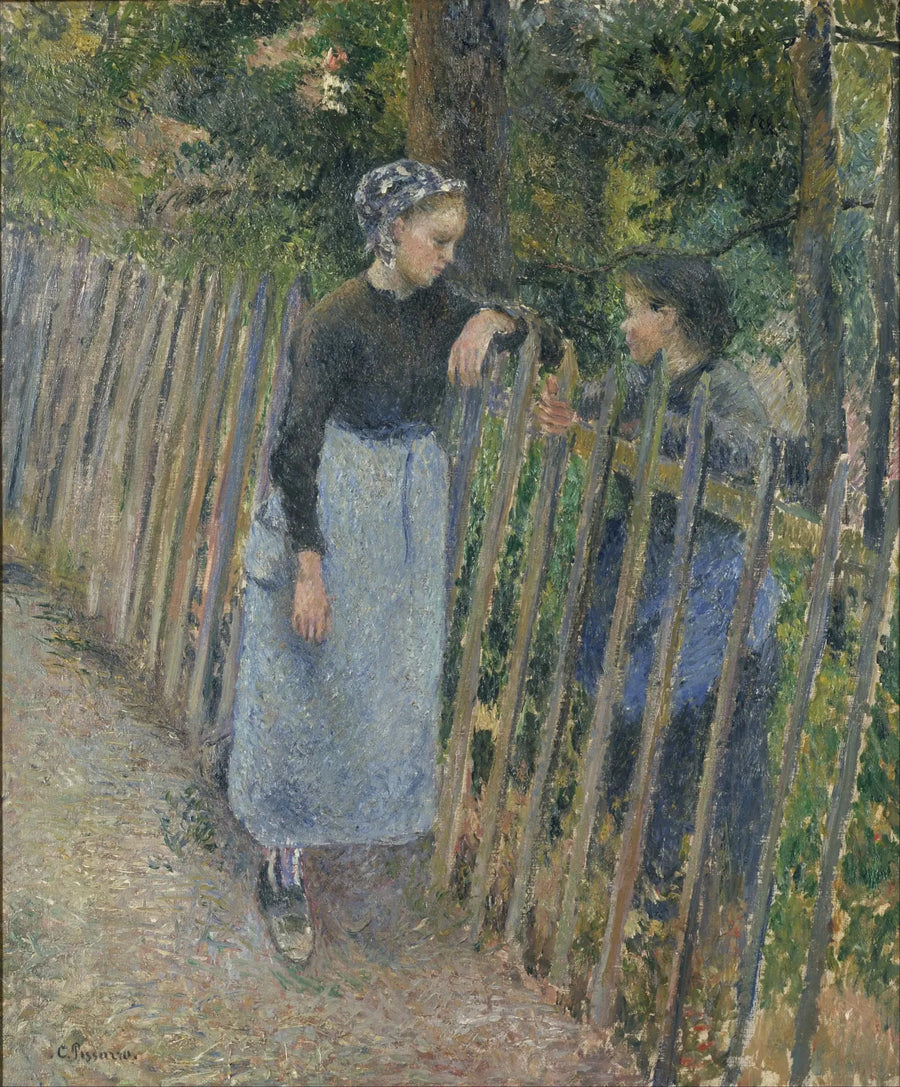Das Gespräch - Camille Pissarro