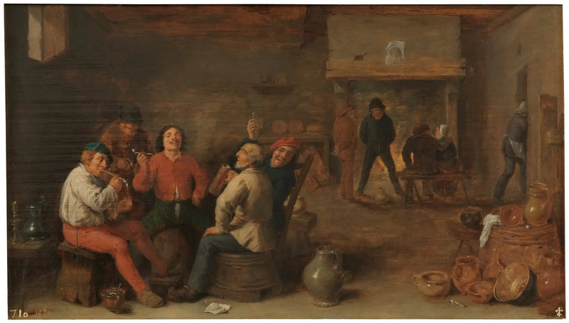 Die Unterhaltung - David Teniers der Jüngere