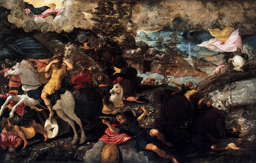 Das Gespräch des heiligen Paulus - Jacopo Tintoretto