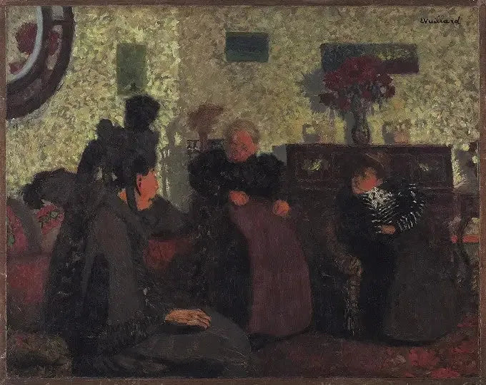 Das Gespräch - Édouard Vuillard