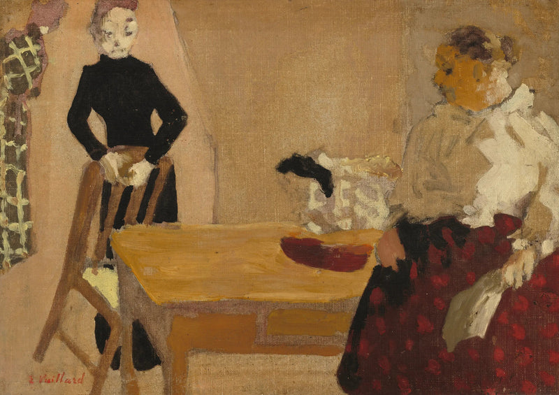 Das Gespräch - Édouard Vuillard