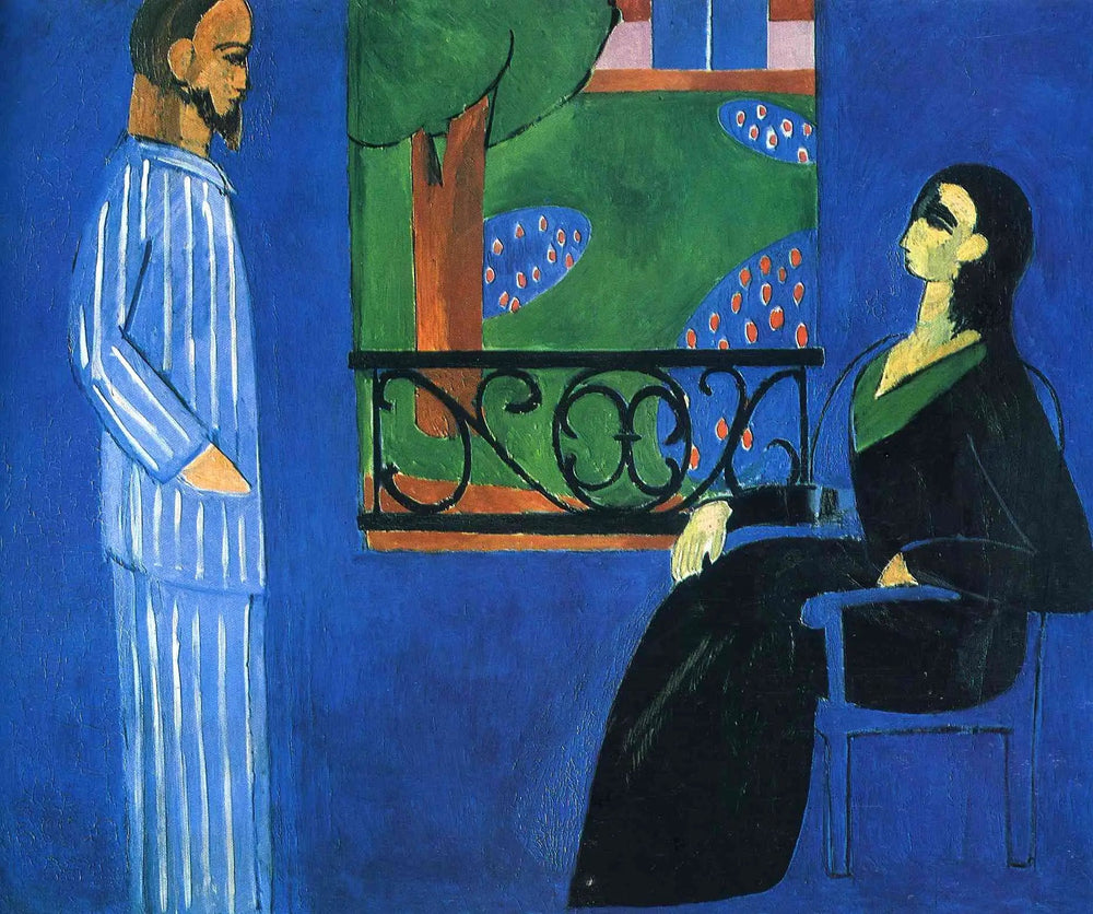La Conversation - Henri Matisse image 1 copie de tableau peinte à la main