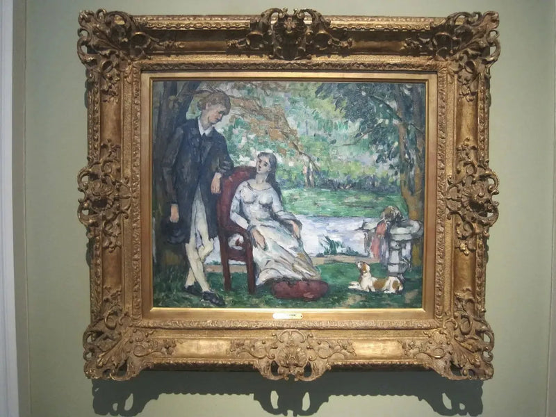 Das Gespräch - Paul Cézanne