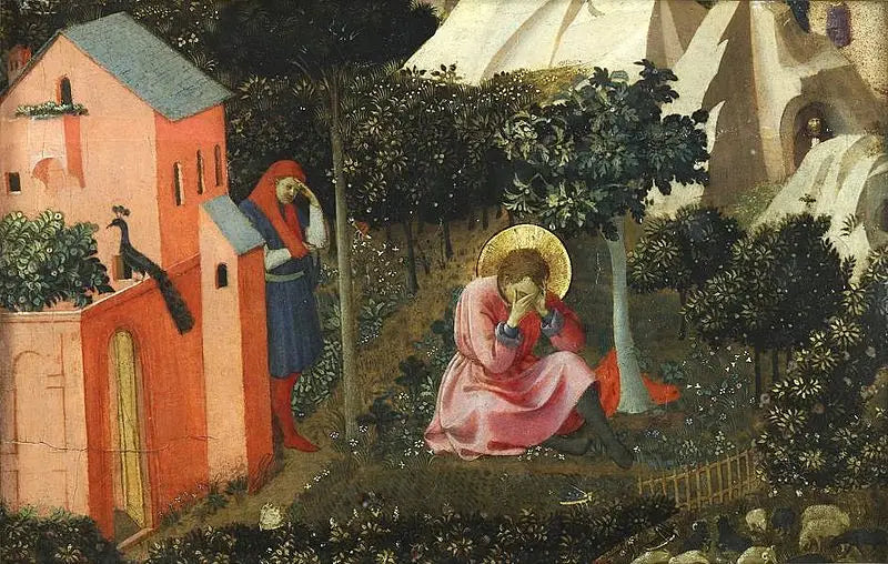 Die Bekehrung des heiligen Augustinus - Fra Angelico