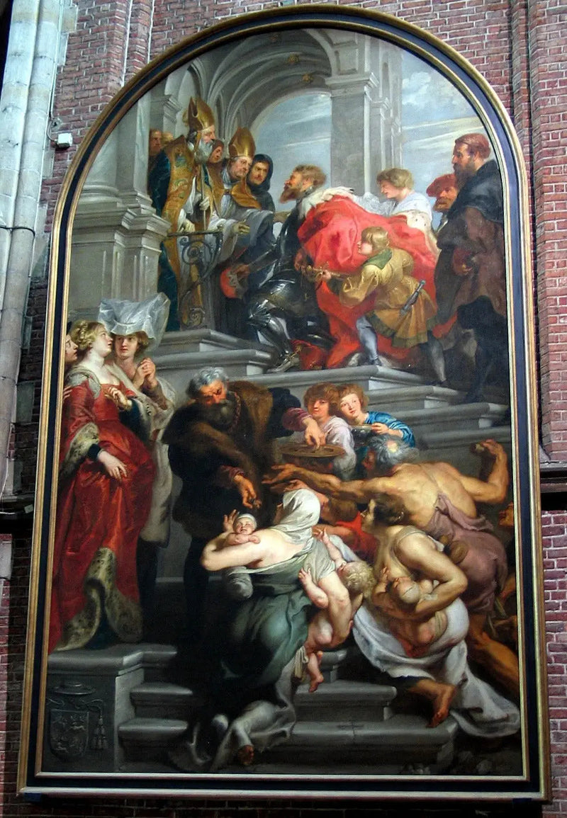 Die Bekehrung des heiligen Bavo - Peter Paul Rubens