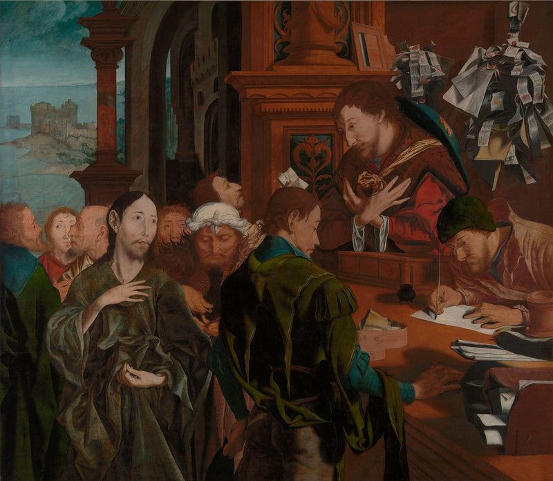 Die Bekehrung des heiligen Matthäus - Marinus van Reymerswale