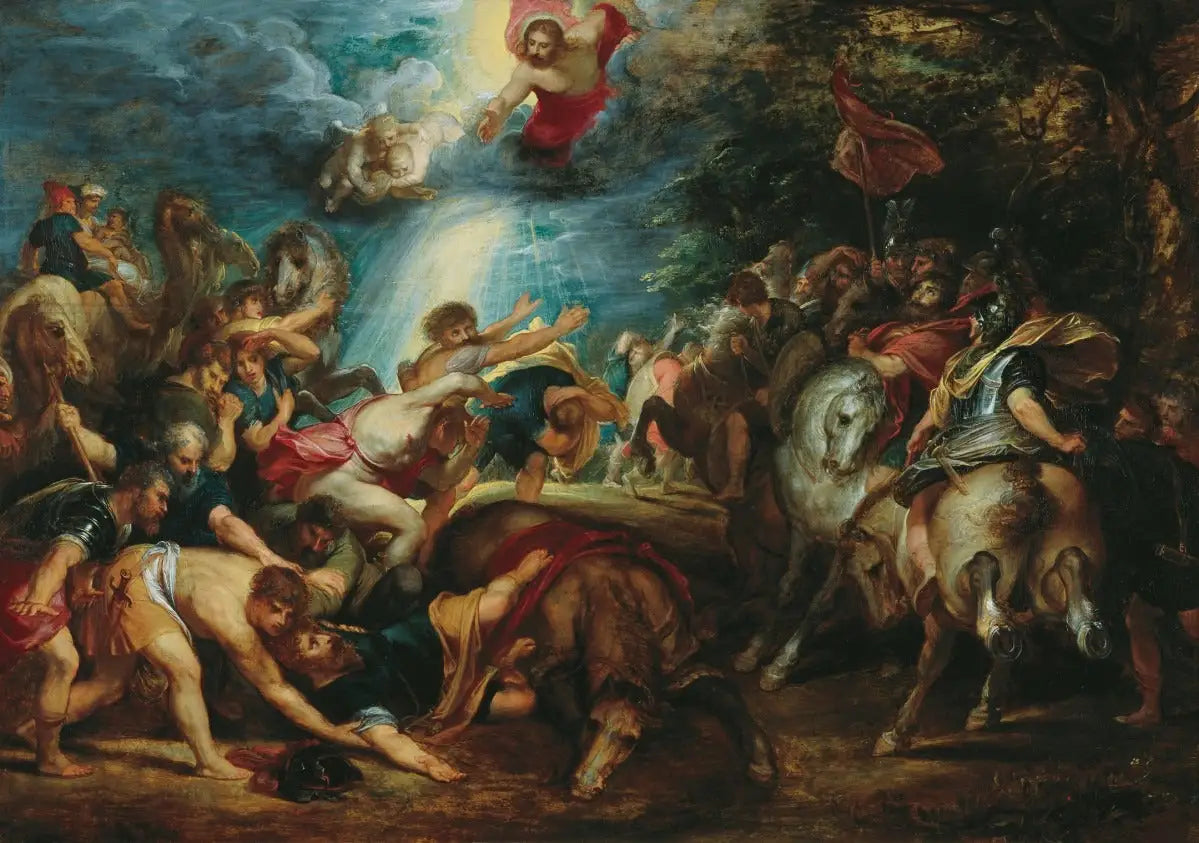 La conversion de saint Paul - Peter Paul Rubens image 1 reproduction artisanale de tableau