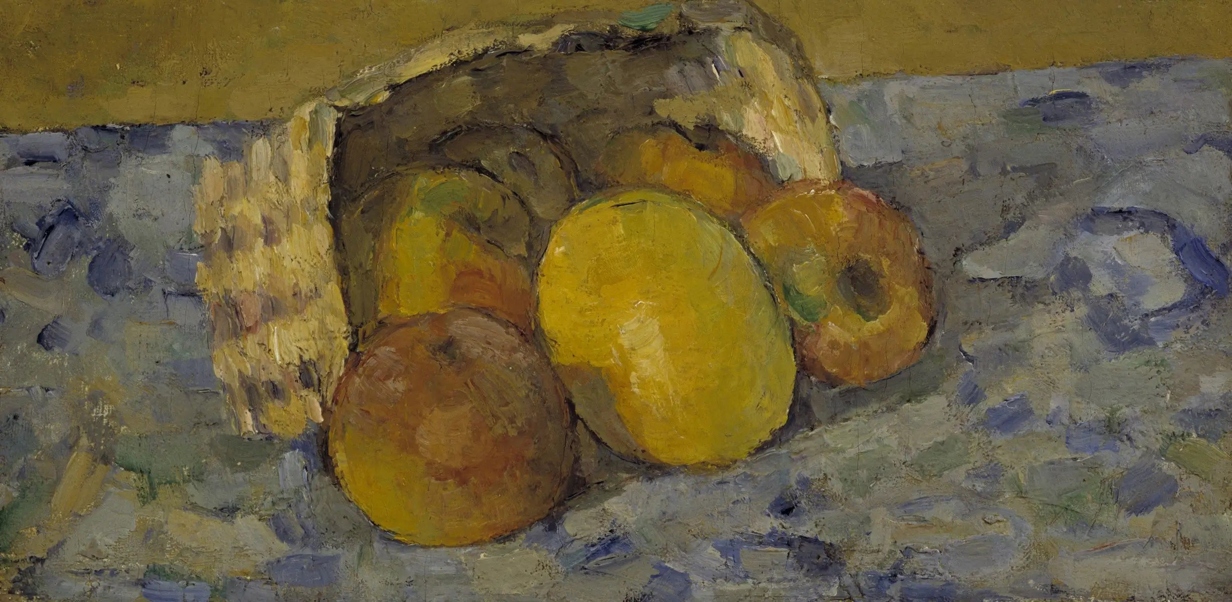 Reproduction du tableau « La Corbeille renversée - Paul Cézanne » par Alpha Reproduction en peinture à l’huile