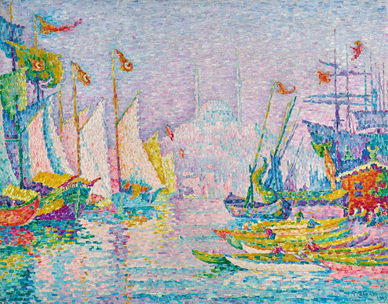 Die Goldene Horn. Morgen - Paul Signac