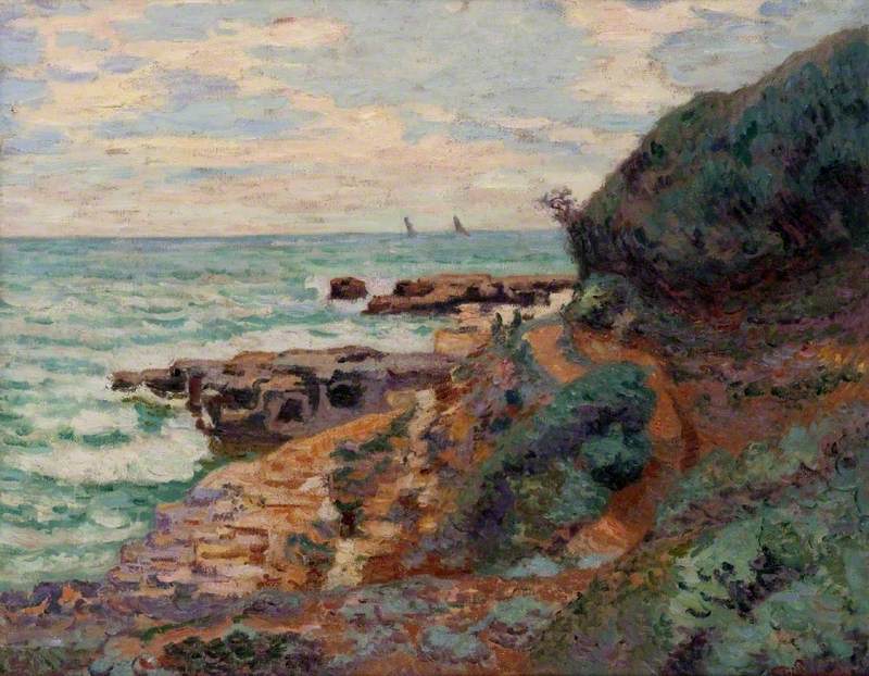 Die Küste bei St Palais - Armand Guillaumin