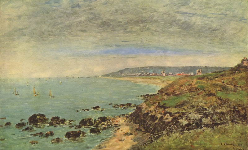 Die Atlantikküste bei Benerville - Eugène Boudin