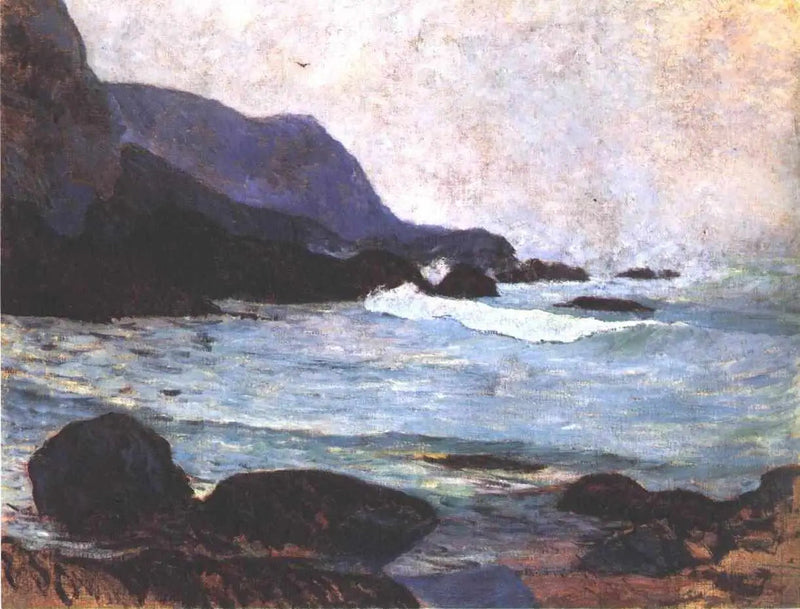 Die Küste von Bellangenay - Paul Gauguin