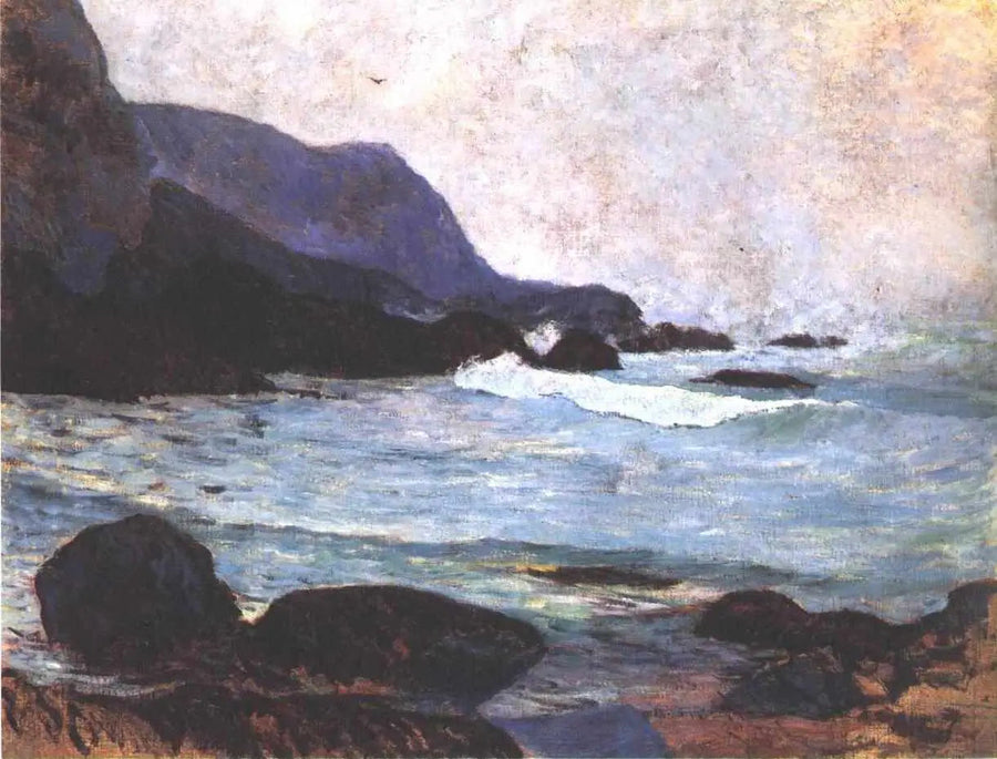 Die Küste von Bellangenay - Paul Gauguin