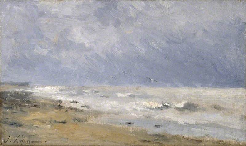 La côte normande - Stanislas Lépine image 1 reproduction artisanale de tableau
