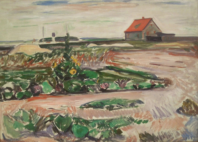 Die Küste bei Lübeck - Edvard Munch