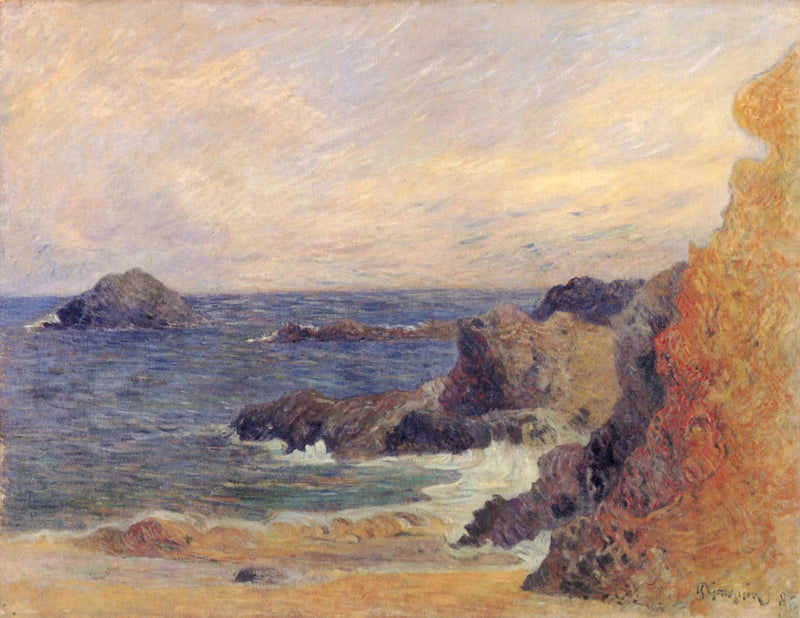Die felsige Küste - Paul Gauguin