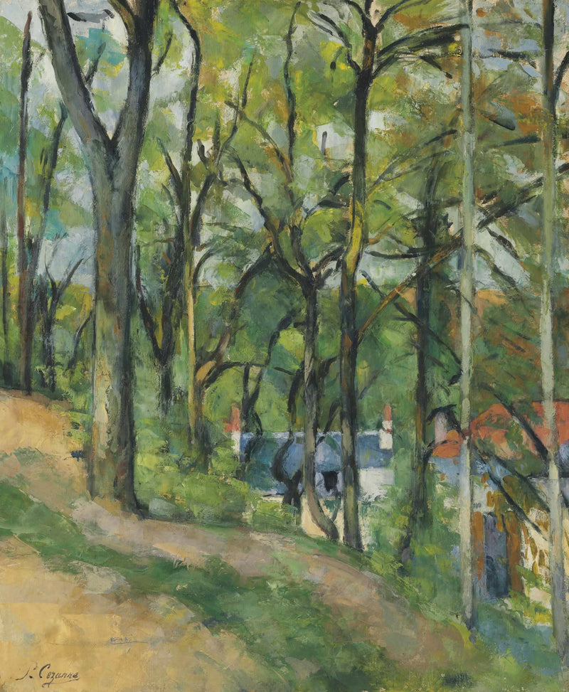 Die Côte Saint-Denis in Pontoise - Paul Cézanne