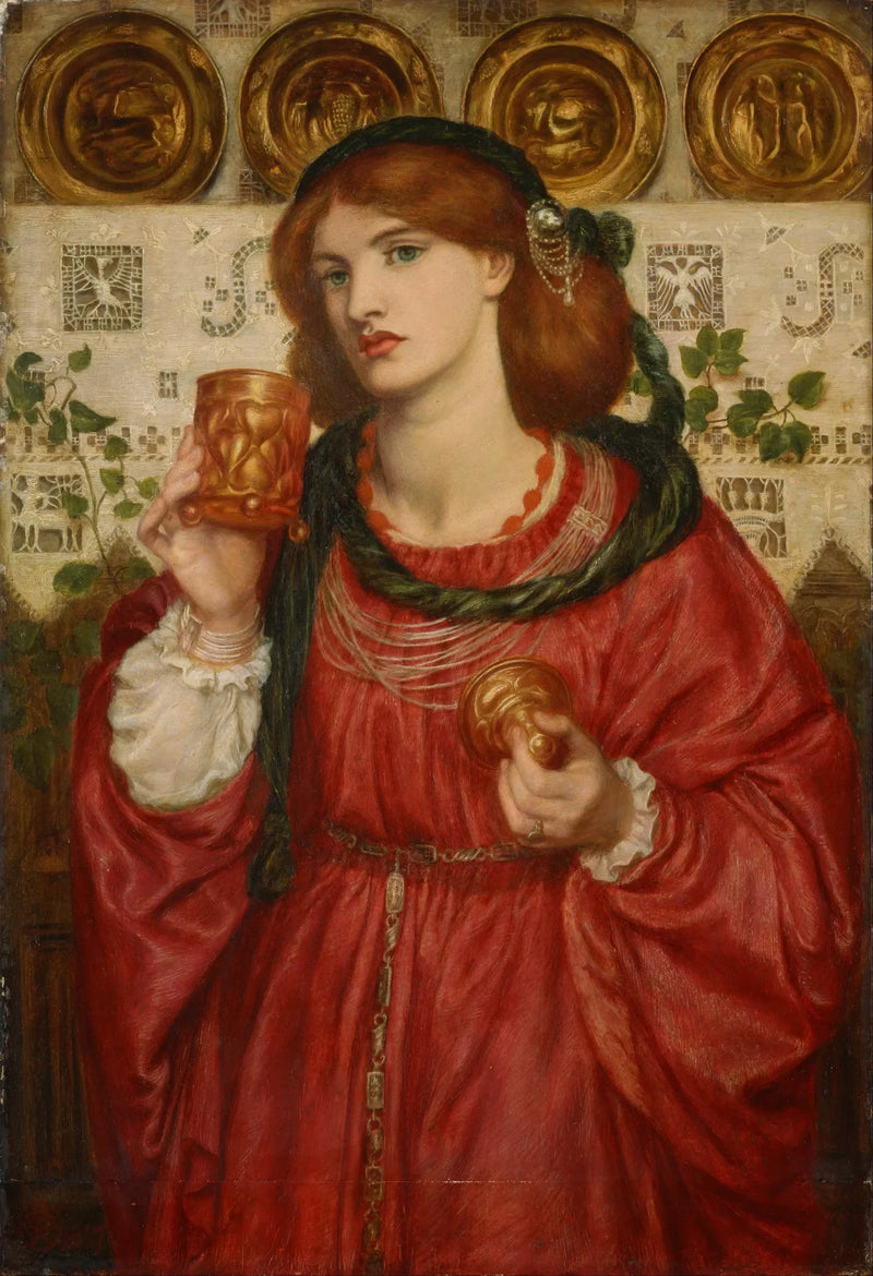 Die Liebesbecher - Dante Gabriel Rossetti