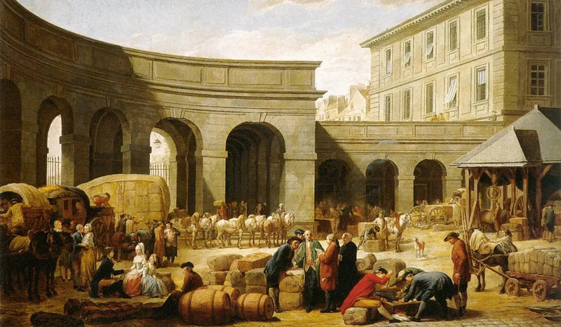 Der Hof des Zolls - Nicolas-Bernard Lepicié