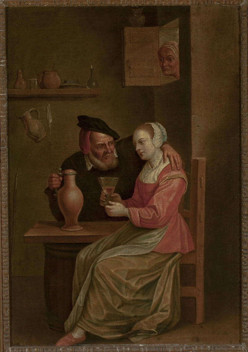 Der Hof eines alten Mannes - David Teniers der Jüngere