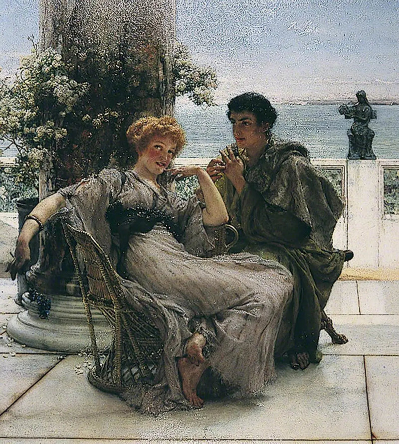 Der Hof (Der Vorschlag) - Lawrence Alma-Tadema