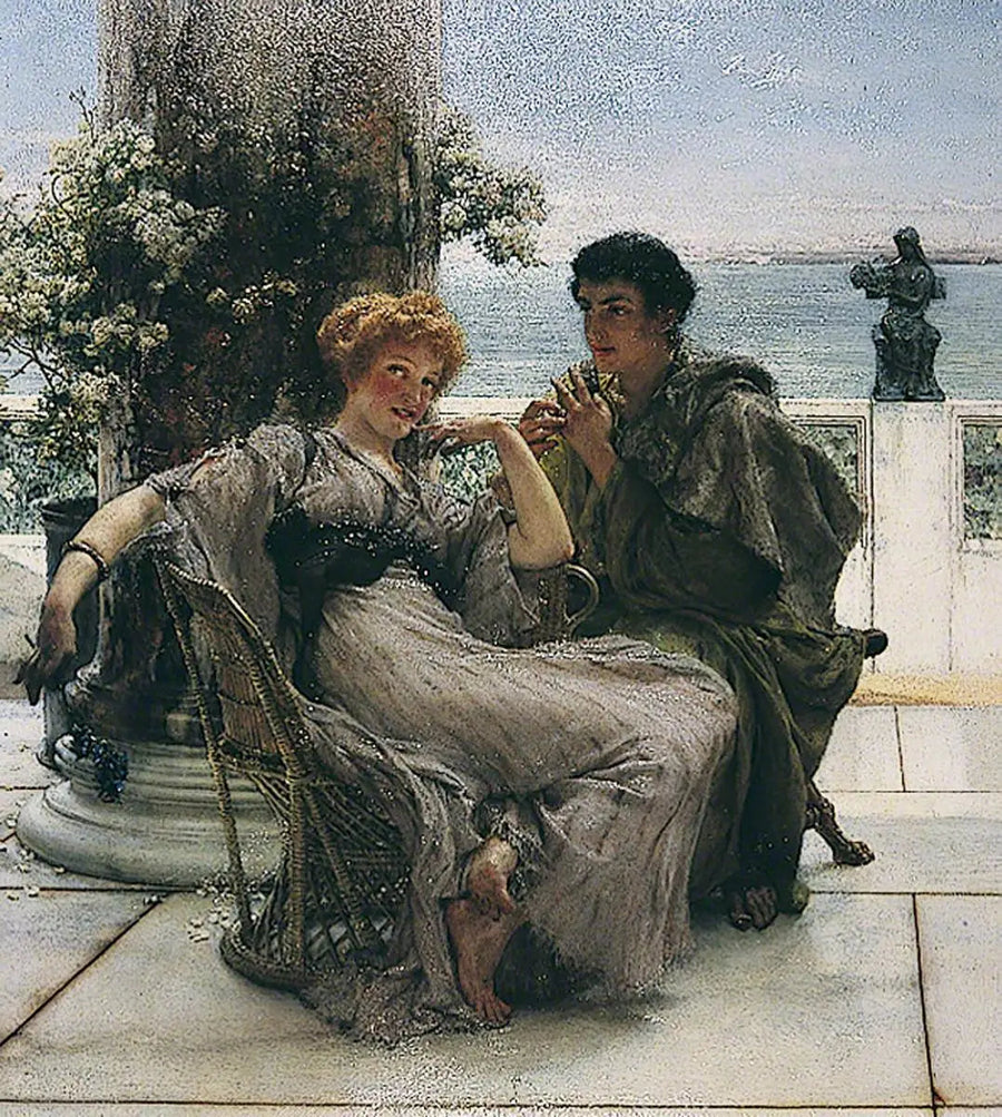 Der Hof (Der Vorschlag) - Lawrence Alma-Tadema