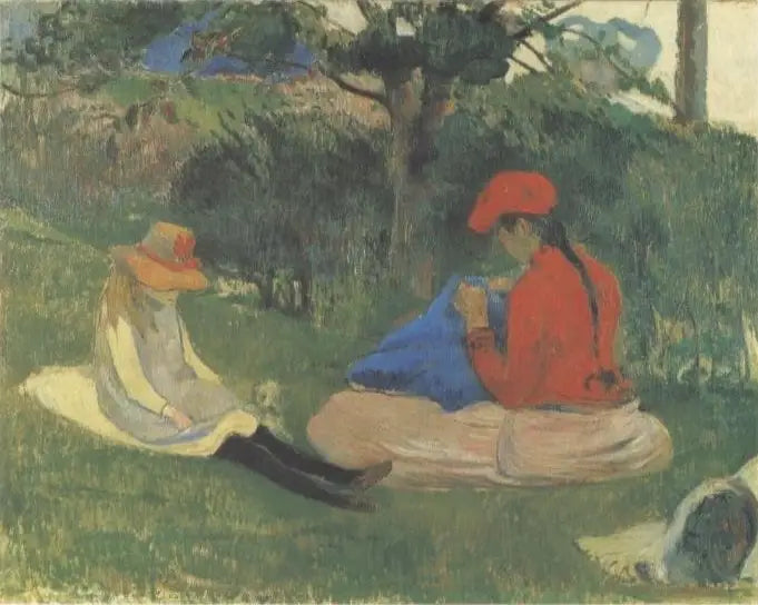 Die Näherei - Paul Gauguin