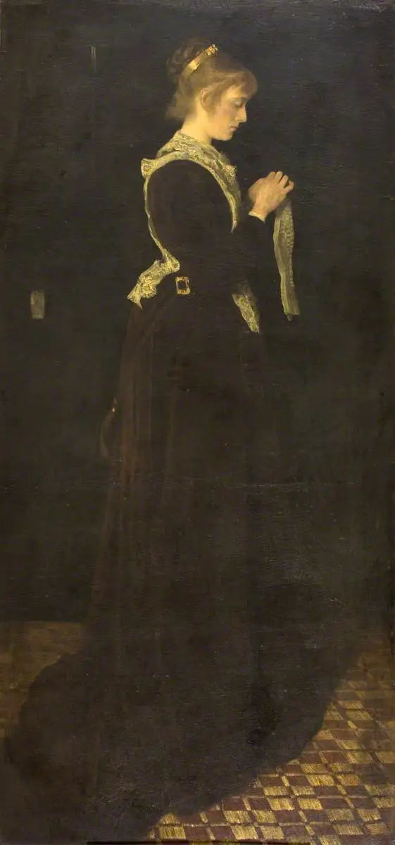 Die Schneiderin - James Abbott McNeill Whistler
